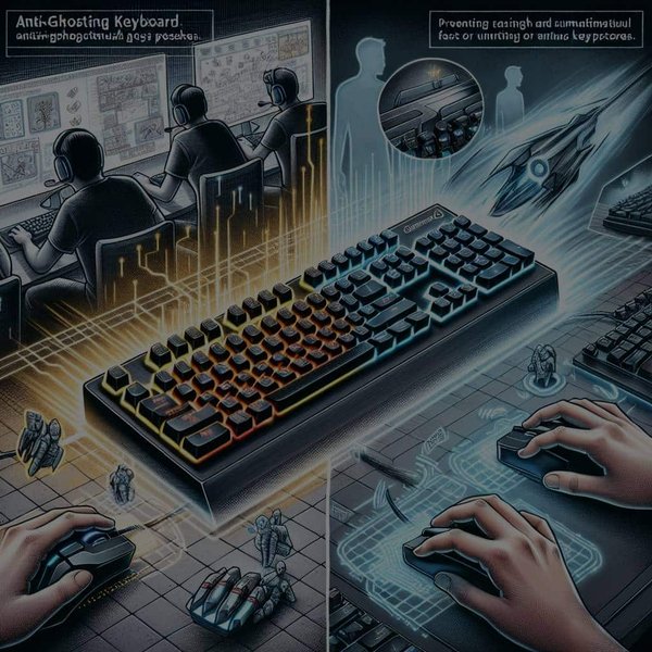 Quelle est l'importance d'avoir un clavier anti-ghosting pour le gaming compétitif ?