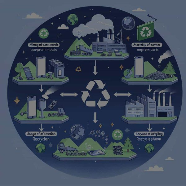 Quel est l'impact environnemental de la production et du recyclage des smartphones ?